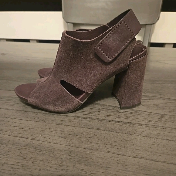 Pedro Garcia Dark Brown Suede Heels